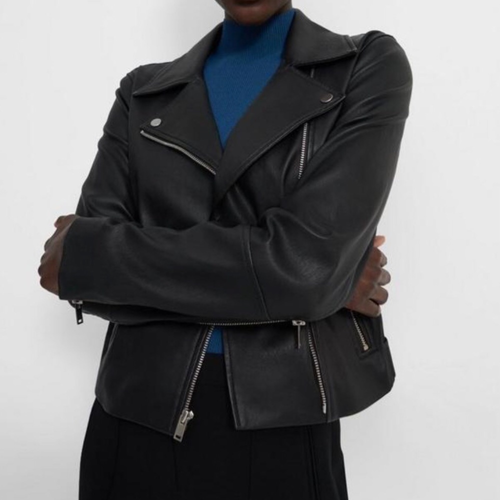 Theory New Moto Leather Jacket